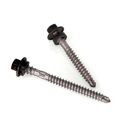 Ruspert External Hex Drive Washer Head Roofing Screws 