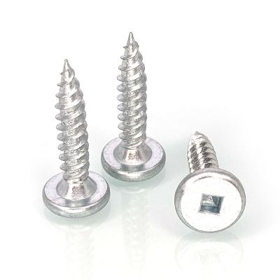 Stainless Steel Pancake Head Metal to Wood Clip Screw